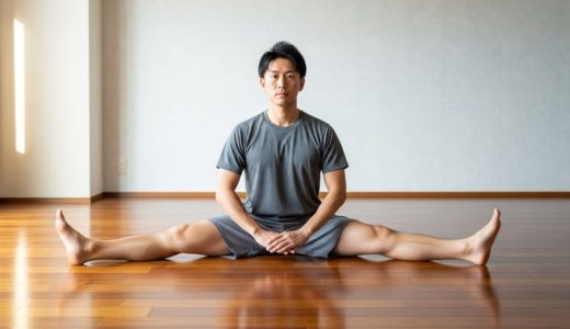 股割（股関節トレーニング）に嵌（はま）っています。