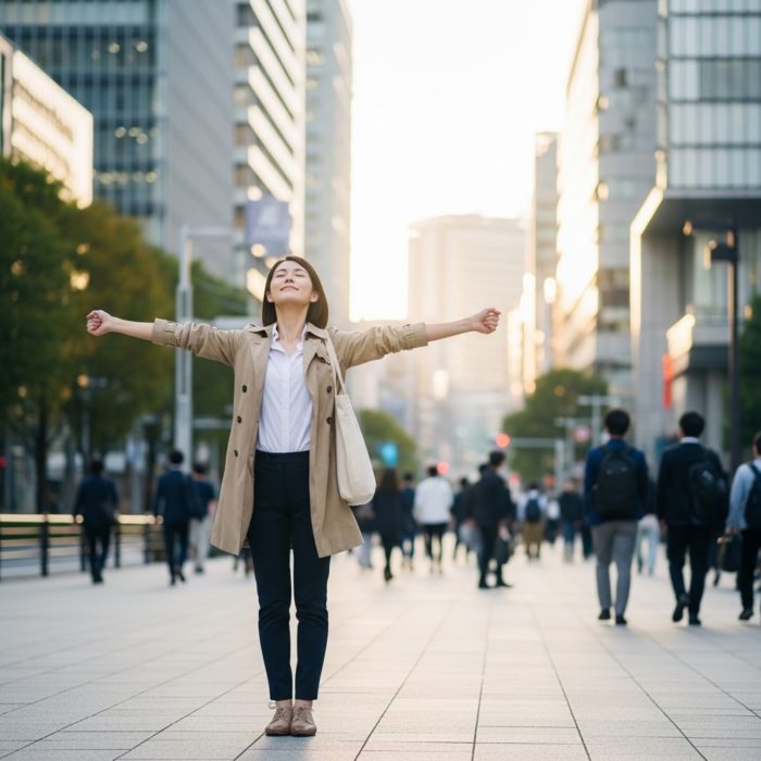 自律神経を整える唯一の手段である「呼吸」を意識するイメージ